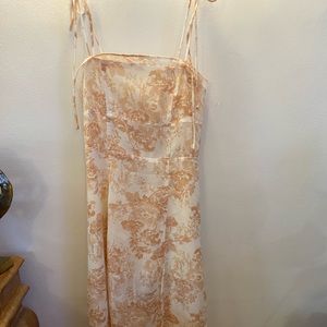 Omi + studio summer delicate floral dress